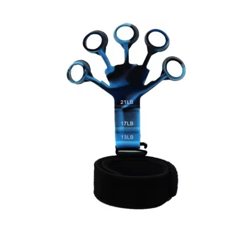 Adjustable non-slip finger trainer, 5-finger opening design portable grip strengthener, dedicated for basketball training