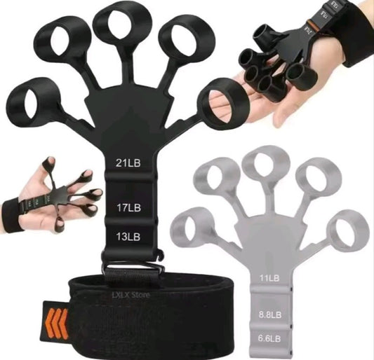 Silicone Grip Training and Exercise Finger Exercise Stretcher Hand Strengthener Arthritis Grip Trainer Hand Brush Expander Grip