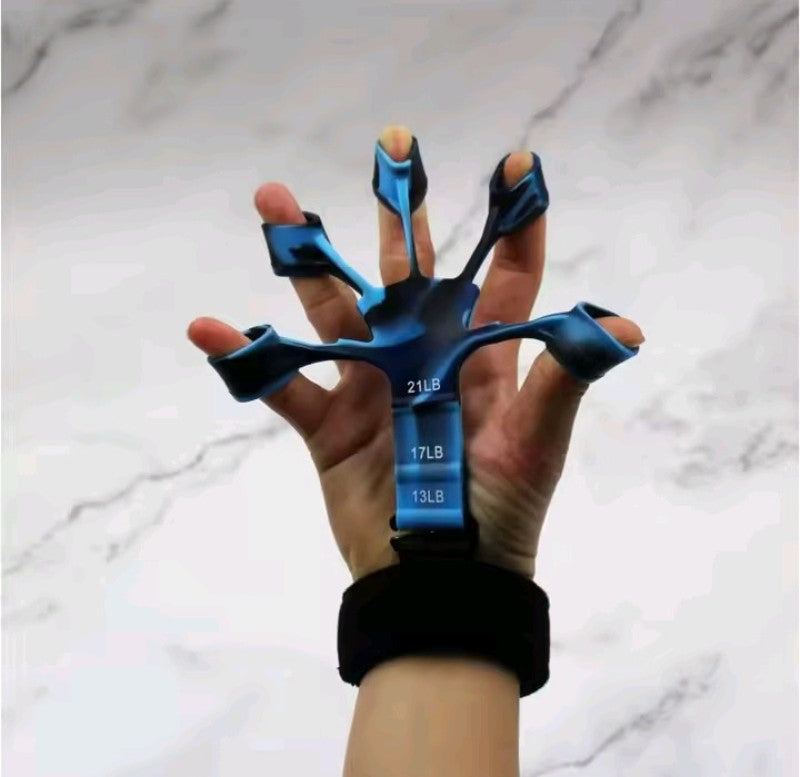 Silicone Grip Training and Exercise Finger Exercise Stretcher Hand Strengthener Arthritis Grip Trainer Hand Brush Expander Grip (Copy)